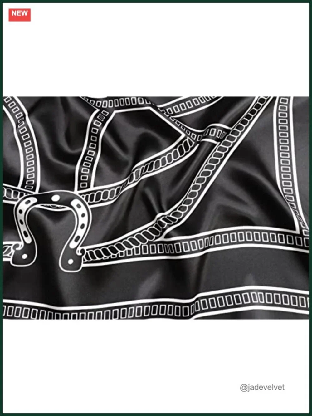Satin Head Scarf for Women Silk Like Hair Wrap 35x35 Square Bandana
